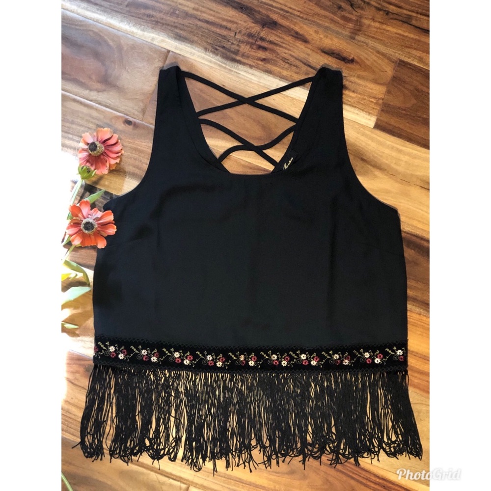 Embroidered Fridge Crop Top